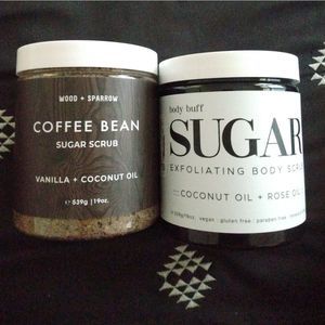 sugar exfoliating body scrub bundle of 2